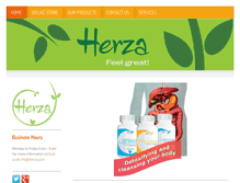 Tablet Screenshot of herza.com